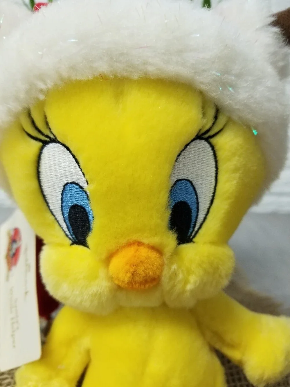 Retired Hallmark Tweety Bird Santa Plush